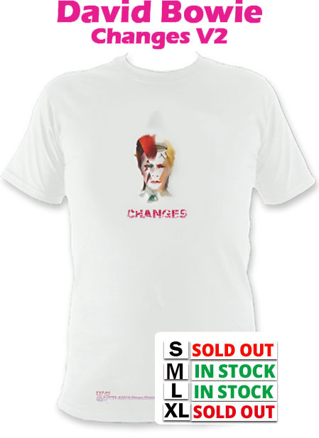 David Bowie Changes V2 T-Shirt £26.99